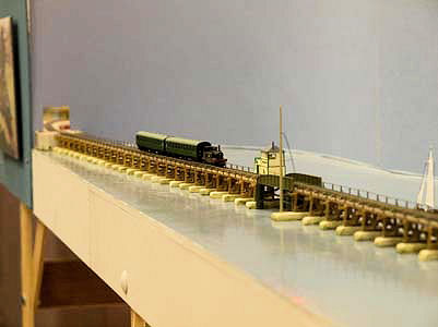 N Gauge model of Langston Bridge Hayling Island